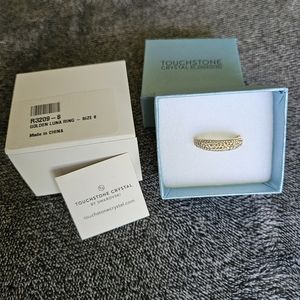 Touchstone Crystal by Swarovski Luna Ring